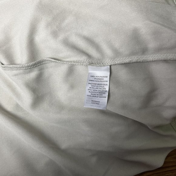 BP Nordstrom NWT Mesh Overlay Sheath Dress Sz XL Ivory Ditsy Floral Stretchy - Picture 5 of 5